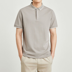 Polo à manches courtes pour homme, personnalisable en gros, OEM, toucher frais, haute qualité, col polo, broderie, multicolore, séchage rapide - Product Image 1