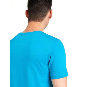 Camisetas de algodón liso para hombre hechas en Pakistán, servicio OEM, venta al por mayor, camisetas para hombre a bajo precio, transpirable, sostenible, Blanco en blanco - Product Image 5