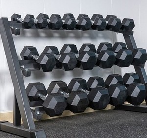Customization Multi Functional Two Layer <strong>Dumbell</strong> <strong>Rack</strong> Strength Training Gym Dumbbell Storage <strong>Rack</strong> - Product Image 5