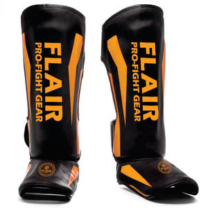 Protège-tibias de boxe professionnel personnalisé en gros d'usine protège-pieds en cuir protège-pieds pour l'entraînement au combat - Product Image 2