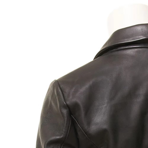 Chaqueta de Cuero para Mujer, Transpirable, de Alta Calidad, Estilo Moderno, Nuevo Modelo, Informal, con Cremallera - Product Image 4