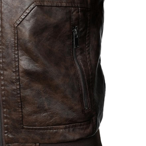 Best-seller Veste en cuir légère et de qualité supérieure Veste en cuir respirante Prix de gros - Product Image 5