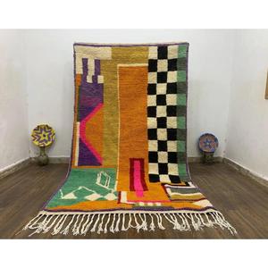 Alfombras marroquíes hechas a mano de lana, auténticas alfombras bereberes, lana natural, artesanía, personalizables en tamaño y colores, alta calidad - Product Image 1
