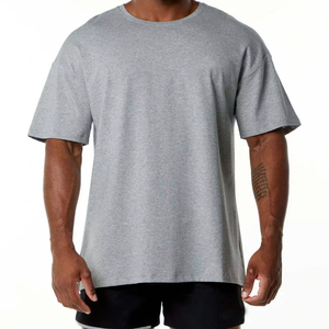 RAM Industry's Heavyweight 100% algodón gráfico cuello redondo Camiseta transpirable verano Casual diseño liso para hombres - Product Image 1