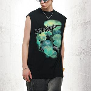 เสื้อกล้ามเล่นกีฬาสำหรับผู้ชายชุดออกกำลังกายแบบถักระบายอากาศได้ดีปรับแต่งได้ - Product Image 3