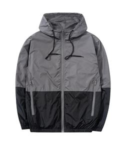 Chaqueta Cortavientos Impermeable Ligera para Hombre, con Cierre de Cremallera y Bolsillos, para Protección en Todo Tipo de Clima - Product Image 2