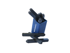 Ensembles de poinçons E-2461 | Boîtes de couleur en plastique | Acier au carbone - Product Image 2