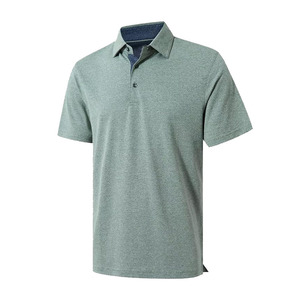 Polo de golf personnalisable pour homme, durable, élégant, à manches courtes, design simple, absorption d'humidité, nouveau produit vierge - Product Image 6