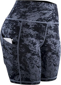 Pantalones cortos de gimnasio personalizados para mujer Pantalones cortos de yoga sin costuras para fitness y correr con patrón sólido para entrenamiento y Deportes - Product Image 3