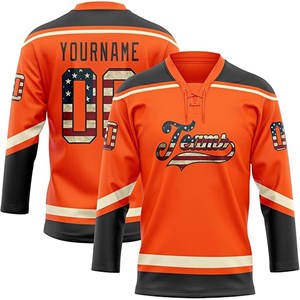 High Quality Breathable Custom Ice Hockey Jersey Best Quality Wholesale Fashion with Design Your Own Logo Breathable OEM - Product Image 6