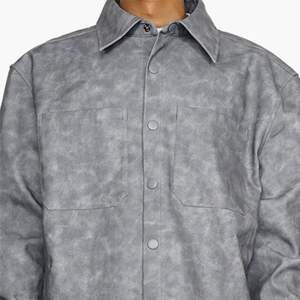 Vestes décontractées pour homme Meilleures ventes Conception personnalisée Chemise en cuir à la mode Nouvelle arrivée Vêtements d'hiver Vestes pour homme Veste pour homme - Product Image 5