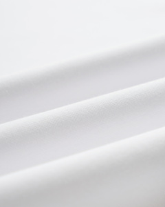 Camiseta de Manga Corta para Hombre, Cuello Redondo, Algodón y Poliéster, Transpirable, Ecológica, Estilo Casual, Logotipo Frontal, Diseño Liso, Corte Holgado - Product Image 5