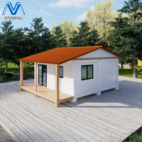 Chalet de villégiature modulaire préfabriqué en acier pour l'extérieur, cabane modulaire, maison d'été préfabriquée pour lune de miel et hébergement.