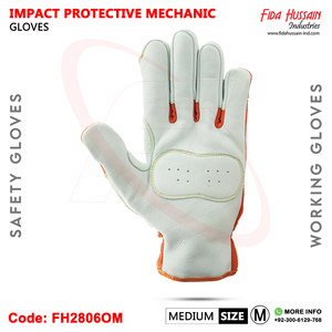 Guantes de Seguridad de Cuero Resistentes a Cortes, Protección Contra Impactos, Transpirables, Duraderos, Personalizables en Grosor y Longitud, con Puño de Seguridad para la Industria Petrolera - Product Image 3