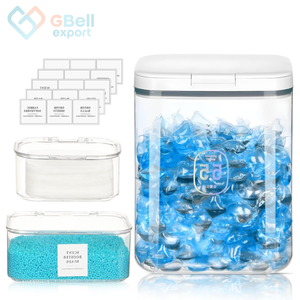 Venta al por mayor de tabletas de lavado con gas de lavanda, líquido de limpieza fragante resistente para ropa, eliminación efectiva de suciedad, cápsulas de lavandería - Product Image 2