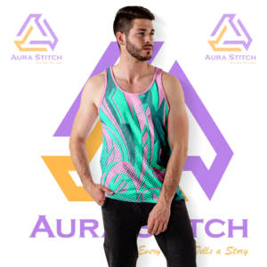 OEM personalizado 100% algodón sin mangas Muscle Tank Top para hombres de punto deporte Fitness gimnasio ropa Casual estampado patrón para correr - Product Image 2