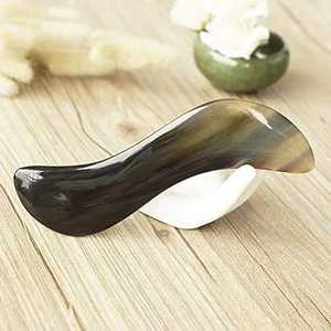 บอร์ดกัวซาธรรมชาติ2025บอร์ดสำหรับขูดควายสีดำเขาวัวฮอร์นเครื่องมือดูแลผิวควายกัวซา - Product Image 1