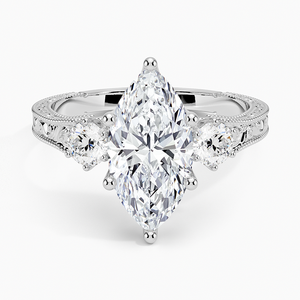 Modern 10K Gold Marquise Shape <b>Moissanite</b> <b>Ring</b> Dazzling Diamond Look Luxury Engagement Wedding Gift Special Bridal Promise <b>Ring</b> - Product Image 5