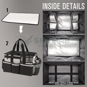 WholeSale 2025b Grooming Bag For <b>Horses</b> With Zipper Pockets And Easy Access Compartments Perfect For Barn Or <b>Stable</b> Organization - Product Image 2