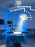 Lampe chirurgicale LED sans ombre pour plafond d'hôpital, 225 perles, 140 000 lux, température de couleur réglable, éclairage de salle d'opération