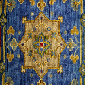 Tapis Oushak en laine douce noué à la main Magnifiquement conçu Boucle Pile Écologique Moderne Lavable et Antidérapant Expédition rapide - Product Image 5