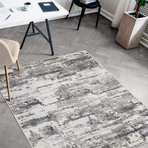 Tapis rectangulaire Netline Home Tokyo abstrait bleu et blanc en polyester, fabriqué à la machine, 9x12, pour salon, entrée, couloir - Product Image 2