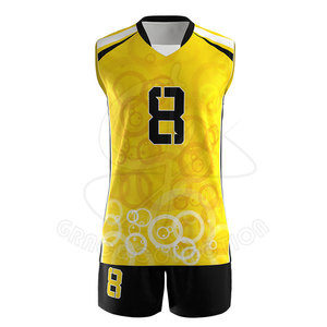 Elegante Sublimación Voleibol Jersey Conjuntos Para Parches Personalizados Manga Corta Uniforme De Voleibol Con Alta Calidad - Product Image 2