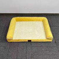 Meilleure Vente Lit Orthopédique XL en Mousse à Mémoire de Forme pour Chien et Chat, Luxe, Imperméable, Lavable, Écologique, Motif Uni Moderne