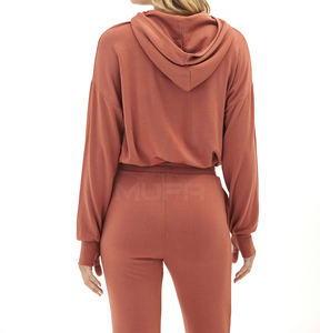 Sudadera con capucha Unisex 100% de algodón con bolsillo de diseño sólido sudadera de invierno teñida Lisa para hombres y mujeres 2024 OEM disponible - Product Image 4