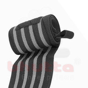 สายรัดข้อมือโพลีเอสเตอร์แบบกำหนดเองพร้อมแผ่นรองรับแรงกระแทกสำหรับยกน้ำหนัก ฟิตเนส มวย ศิลปะการต่อสู้ และกีฬาต่อสู้ - Product Image 3