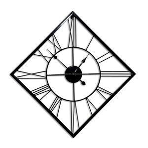 Meilleures horloges suspendues meilleure décoration intérieure salon maison et bureau Design mural horloge murale avec Combo métal et bois - Product Image 2