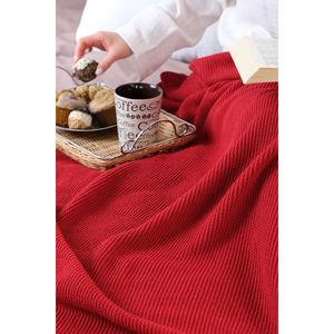 Alina ผ้าคลุมเตียงถักธรรมดา, ผ้าห่มทีวี150x200หิน - Product Image 3