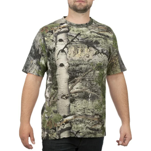 Top qualité 100% Polyester hommes blanc t-shirt Jungle Camo véritable arbre impression chasse répondre à n'importe quelle condition Camping hommes T-Shirts - Product Image 1