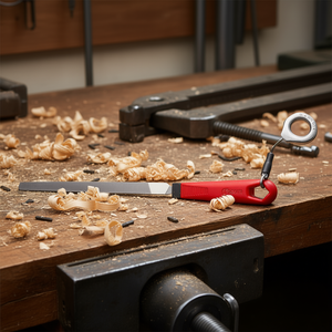 Lime triangulaire semi-souple Facom avec poignée pour le travail des métaux et du bois – Qualité supérieure - Product Image 3