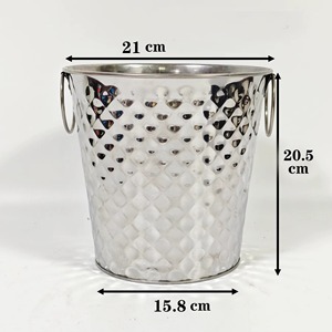 Portavasos de Lujo con Acabado Martillado, Enfriador de Vino, Cubitera para Cerveza, Cubitera para Champán, para Decoración del Hogar y Servicio de Eventos - Product Image 5