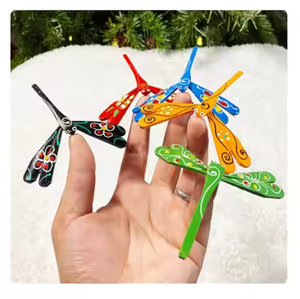 แมลงปอไม้ไผ่ทำมือ-ประติมากรรมศิลปะพื้นบ้านสำหรับตกแต่งสะสมและของขวัญที่ไม่เหมือนใคร - Product Image 5