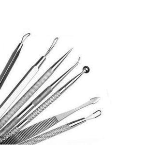 Belleza profesional 7PCS Blackhead Remover Tool Acero inoxidable Pimple Blemish Comedone Extractor Face Care Beauty Tool Set Kit - Product Image 4