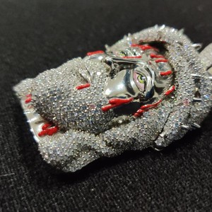 Colgante de diamante con corte de Jesús certificado IGI para hombre, plata 925 con estilo hip-hop helado, abalorio personalizado chapado en oro para fiestas - Product Image 6