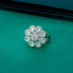 แหวนเพชร CZ คลาสสิกเคลือบโรเดียม - Product Image 4