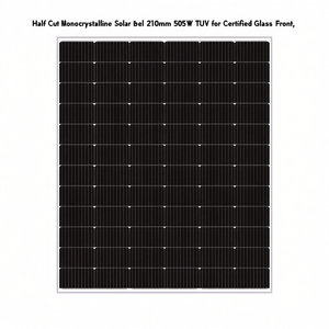 Panneau solaire monocristallin demi-coupé 210 mm 505 W TUV certifié avec face en verre - Product Image 2