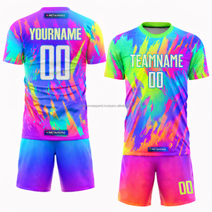 Best Seller Breathable Match Kit Moisture Wicking Sublimation Print Soccer Uniform OEM Factory Direct Soccer Uniform - Product Image 5