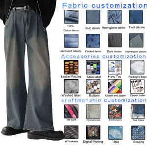 Custom <b>Mens</b> Retro Denim <b>Men</b> <b>Jeans</b> Pants Loose Fit Cotton Brown Straight Leg Baggy <b>Jeans</b> <b>for</b> <b>Men</b> <b>Carpenter</b> Style Denim <b>Jeans</b> - Product Image 4