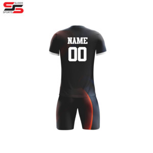 Ensembles d'uniformes de football personnalisés en gros pour usine – Kit maillot unisexe en polyester respirant avec impression pour adultes, séchage rapide, léger - Product Image 2