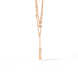 Hermoso Collar de Diamantes Cultivados en Laboratorio en Oro de 18k, Elegante Accesorio para Damas - Product Image 4