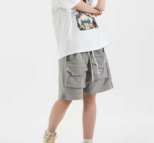 Beach Sublimated Wholesale <b>Zipper</b> Pocket Blank Jogger Workout Polyester Summer Custom Boxing Double Layer Mesh Men'S Gym <b>Shorts</b> - Product Image 6