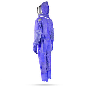 Combinaison d'apiculteur ventilée bleue professionnelle au design personnalisé Combinaison de travail de qualité supérieure pour l'apiculture traitement de marque privée - Product Image 3