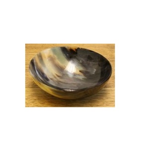 Cuenco de cuerno de mesa para servir, hecho a mano, forma redonda, Color de cuerno Natural para el hogar, cuenco de cuerno para servir ensaladas, logotipo personalizado hecho a mano - Product Image 6