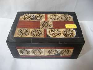 Caja de almacenamiento con incrustaciones de hueso de joyería de alta calidad, caja de diseñador antiguo, incrustaciones de hueso, cajas decorativas para el hogar, venta al por mayor de La India - Product Image 3