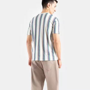 T-shirts décontractés Boxy pour hommes personnalisés en gros meilleur style surdimensionné et respirant en polyester/coton imprimé - Product Image 2