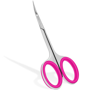 Pointe fine avec le meilleur matériau Acier inoxydable Bonne qualité Produit durable antidérapant Ciseaux à ongles à cuticules ultra pointus - Product Image 1